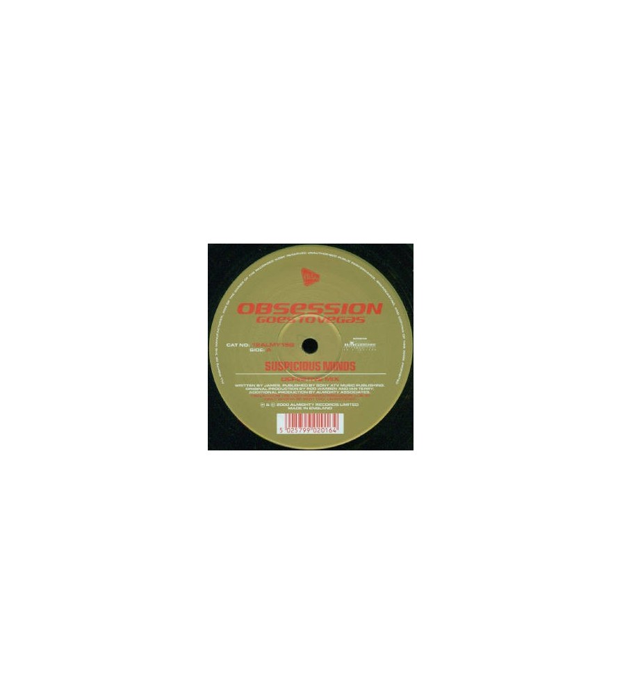 Obsession Goes To Vegas ‎– Suspicious Minds / Always On My Mind