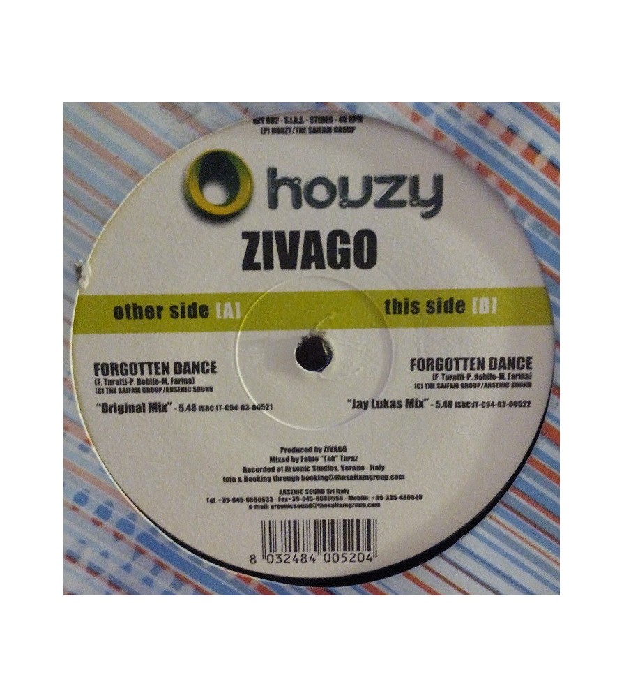 Zivago ‎– Forgotten Dance 