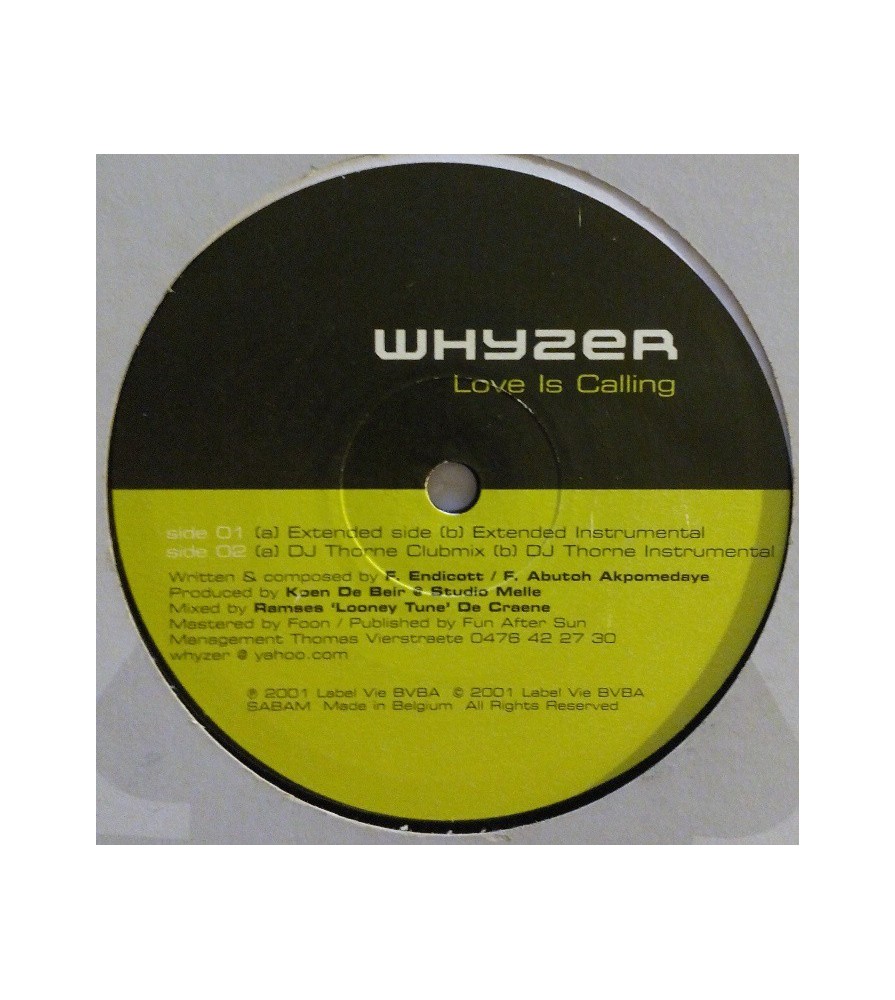 Whyzer ‎– Love Is Calling 