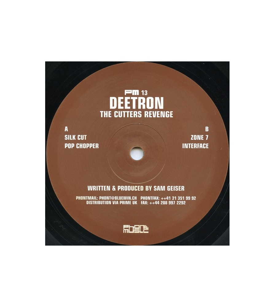 Deetron ‎– The Cutters Revenge (TECHNO)