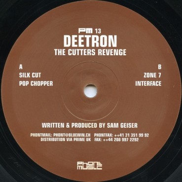 Deetron ‎– The Cutters Revenge (TECHNO)