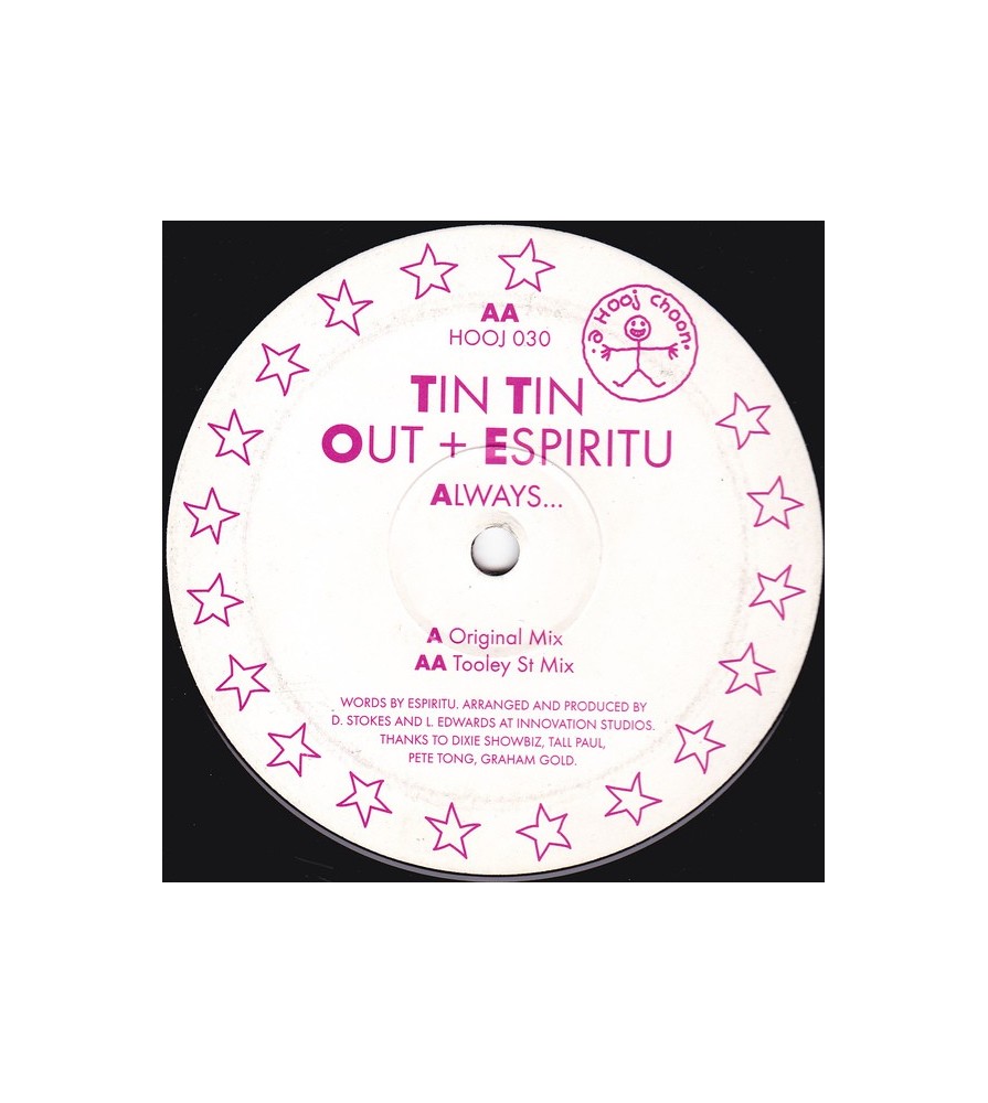 Tin Tin Out Featuring Espiritu ‎– Always (HOOJ CHOONS)