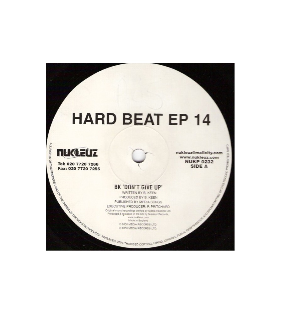  BK ‎– Hard Beat EP 14 
