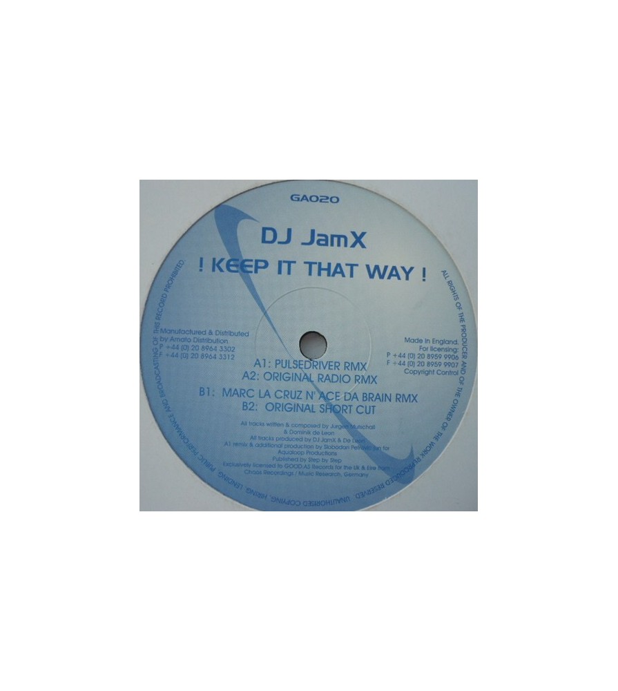 DJ JamX – Keep It That Way (PROGRESIVO BUENISIMO¡¡ PULSEDRIVER¡¡)