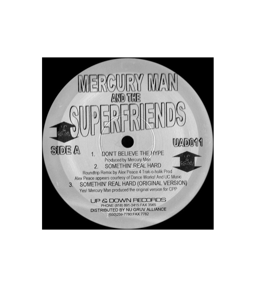Mercury Man And The Superfriends  ‎– Don't Believe The Hype