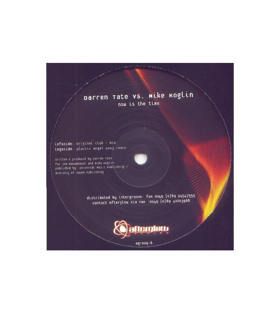 Darren Tate vs. Mike Koglin ‎– Now Is The Time