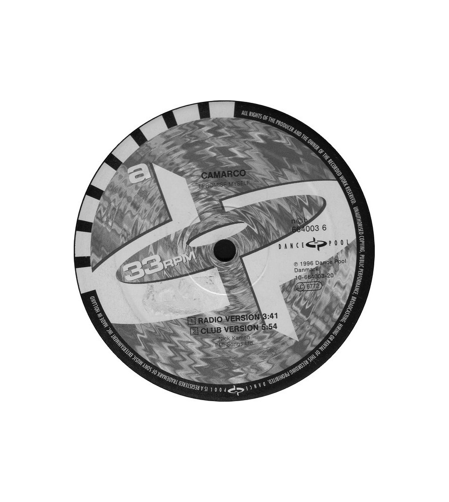 Camarco ‎– I Promise Myself / Boom Boom 