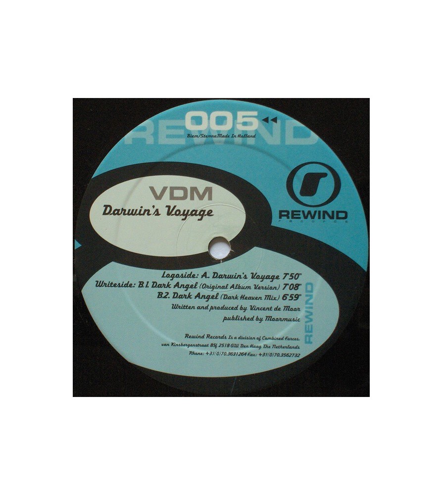 Vincent De Moor - Darwin's Voyage