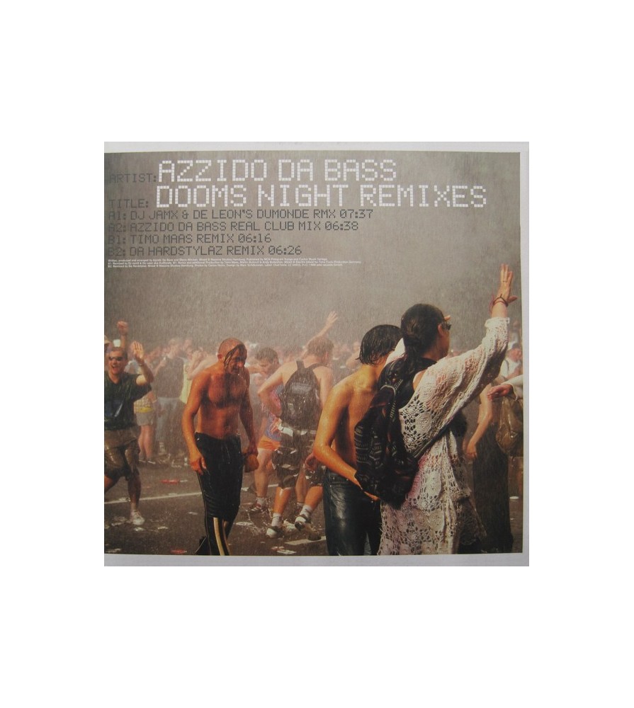  Azzido Da Bass ‎– Dooms Night (Remixes) 