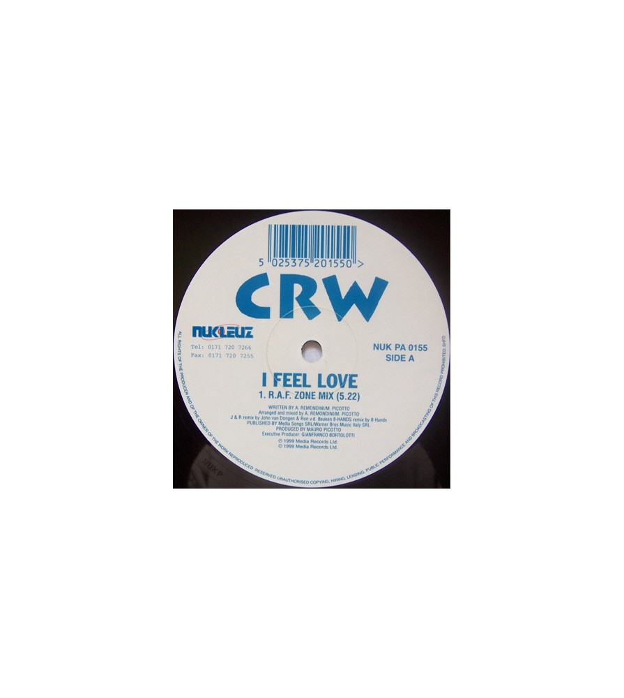 CRW ‎– I Feel Love (Remixes) 