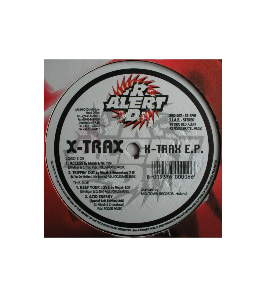 DJ Misjah & DJ Tim / DJ Misjah & DJ Groovehead ‎– X-Trax EP