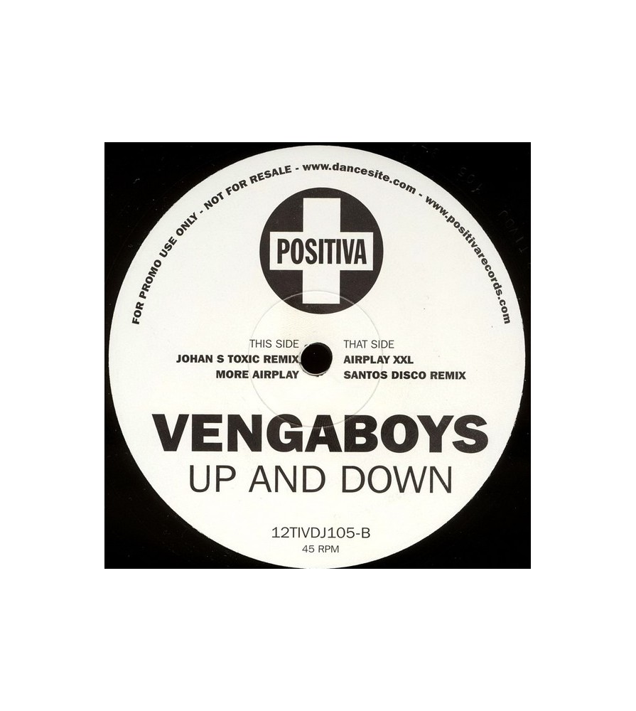 Vengaboys ‎– Up And Down (POSITIVA RECORDS)