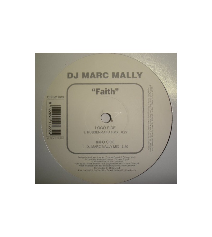 DJ Marc Mally ‎– Faith 