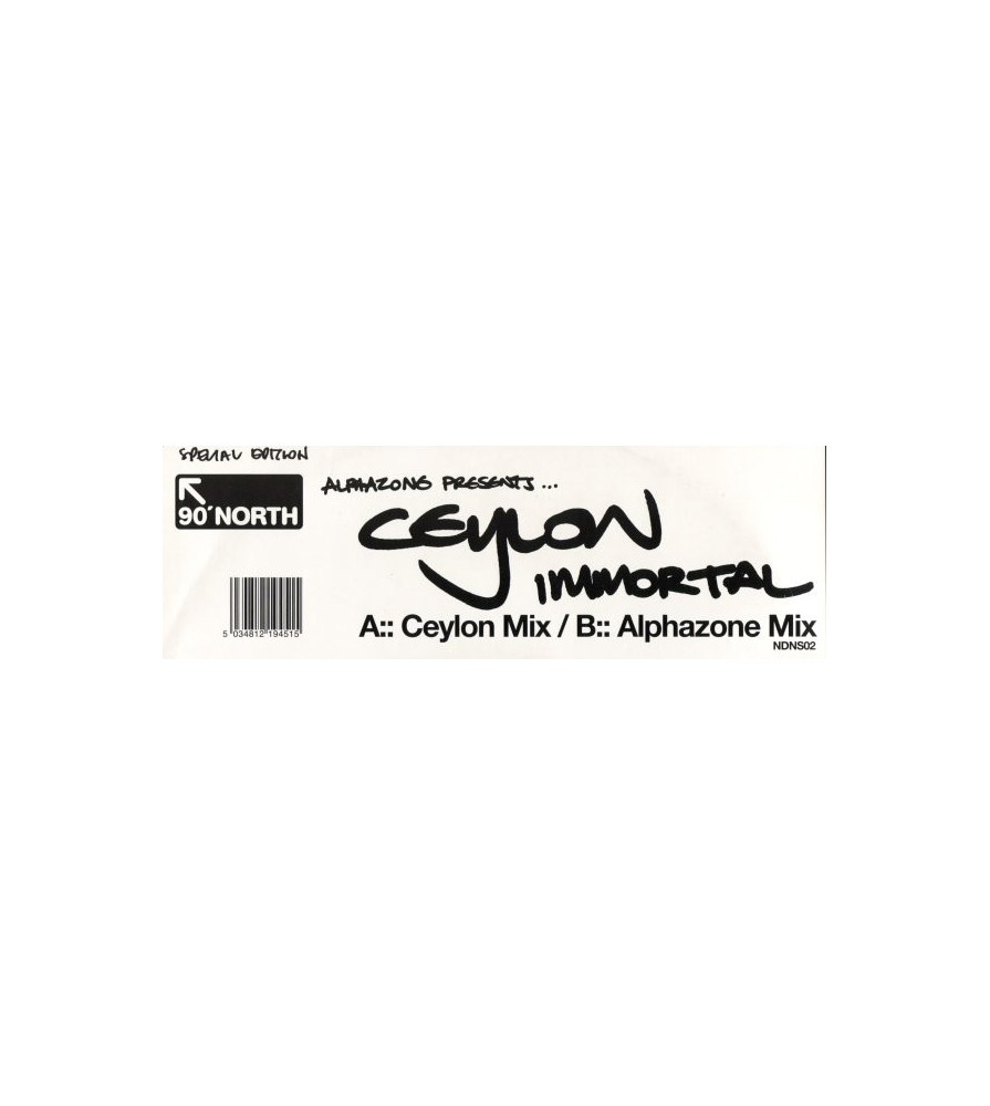 Alphazone Presents ... Ceylon - Immortal(BRUTAL,CORTE VOCAL & INSTRUMENTAL¡¡ 100% COLISEUM)