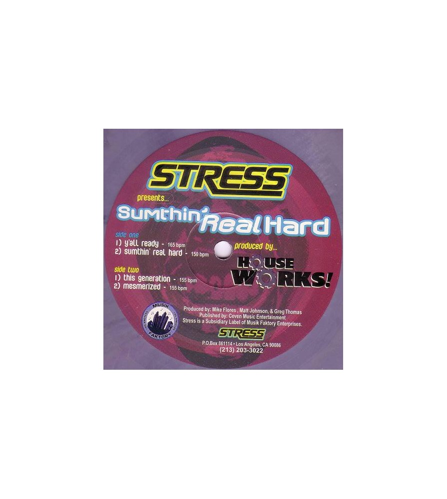 House Works ‎– Sumthin' Real Hard