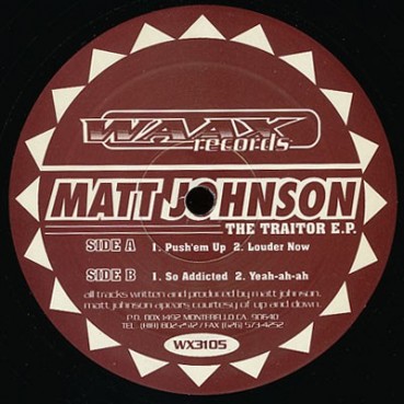 Matt Johnson ‎– The Traitor EP