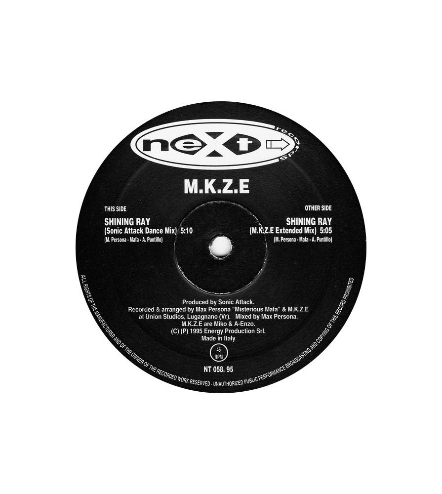 MKZE ‎– Shining Ray