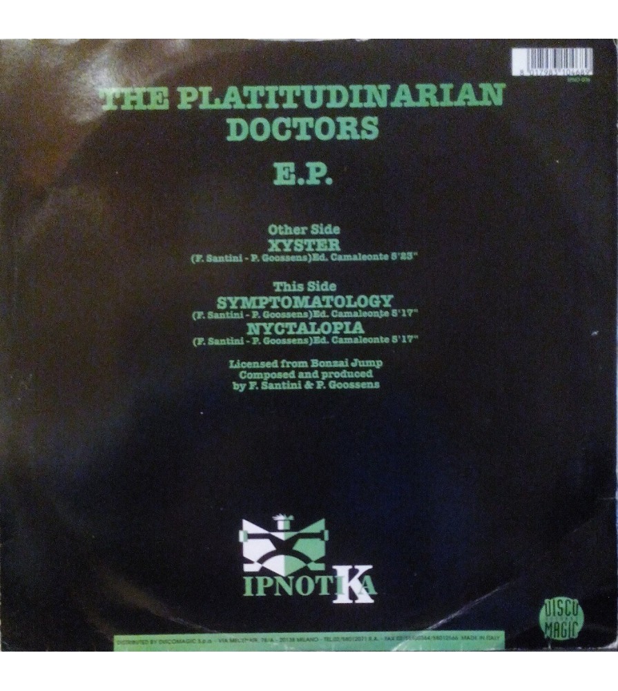 The Platidudinarian Doctors ‎– EP