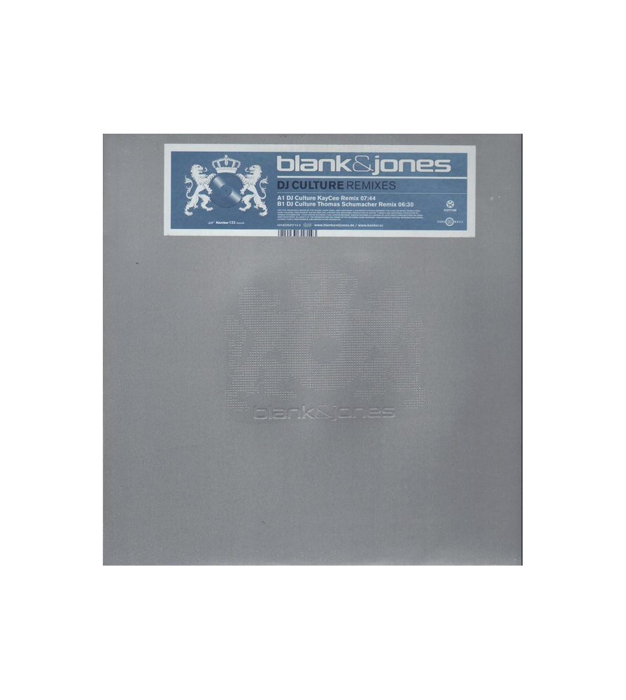 Blank & Jones ‎– DJ Culture (Remixes) 