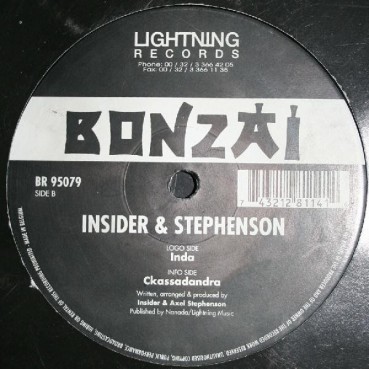 Insider & Stephenson ‎– Inda / Ckassadandra 