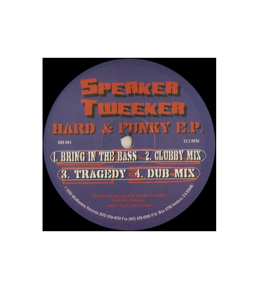Speaker Tweeker ‎– Hard & Funky EP
