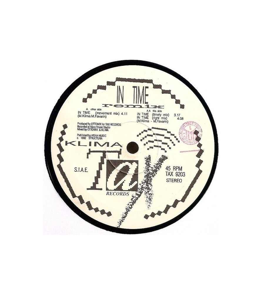 Klima ‎– In Time (Remix) 