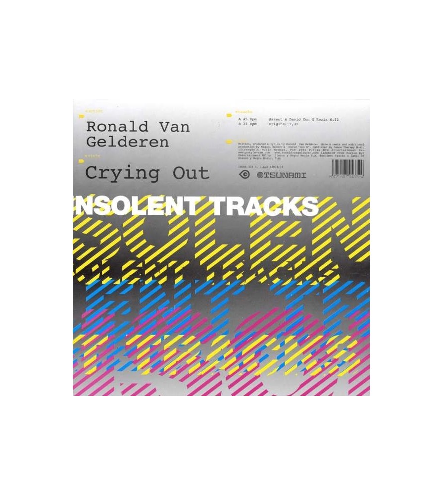 Ronald van Gelderen - Crying Out (INSOLENT)