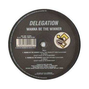 Delegation – Wanna Be The Winner (COPIA NUEVA,SELLO BLANCO Y NEGRO¡¡ 