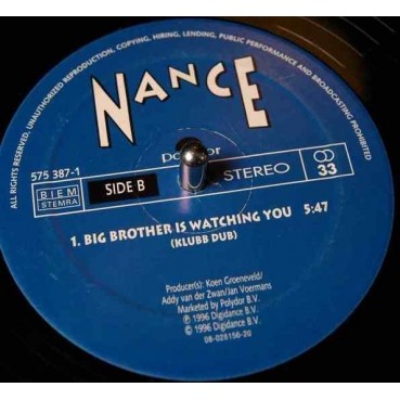 Nance – Big Brother Is Watching You Nance – Big Brother Is Watching You