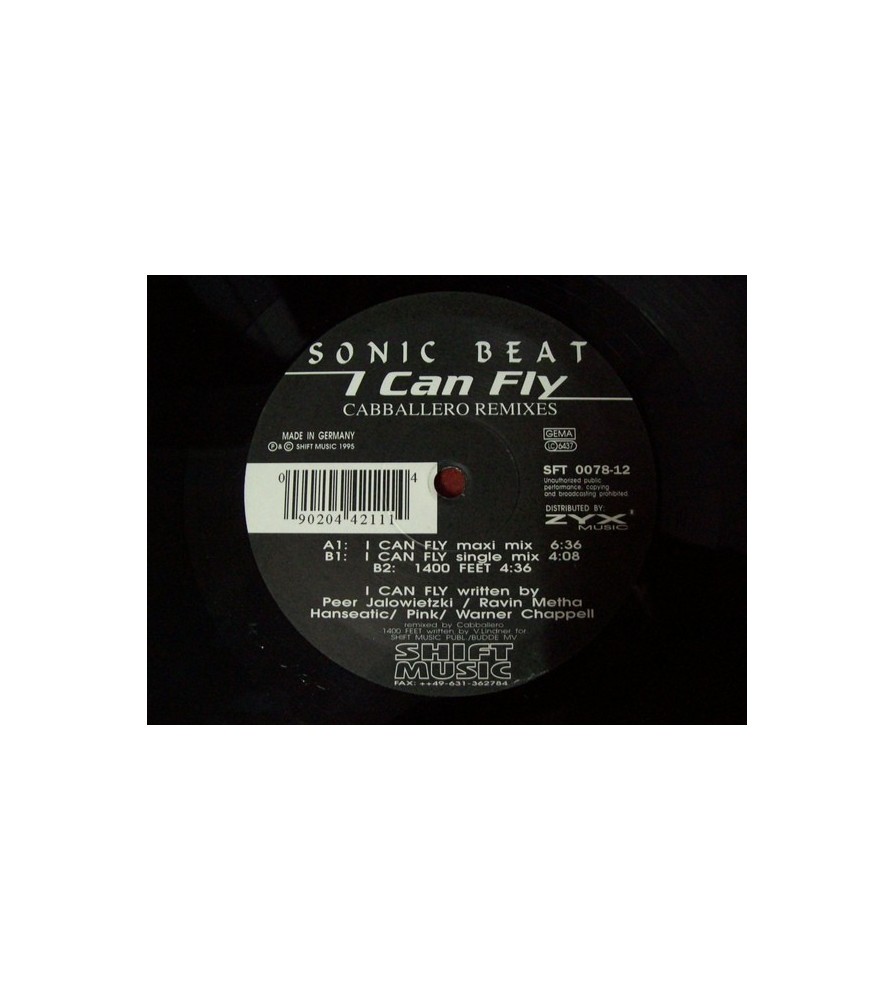 Sonic Beat ‎– I Can Fly (Cabballero Remixes)
