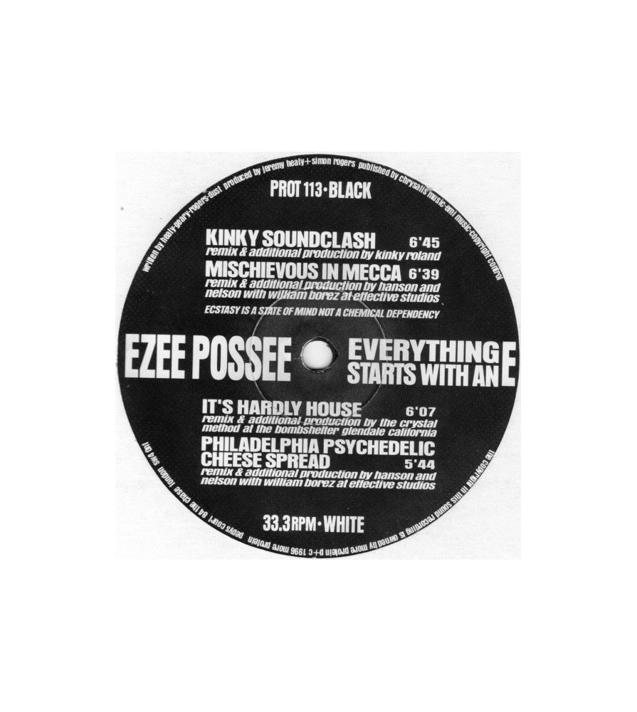 Ezee Possee ‎– Everything Starts With An E 