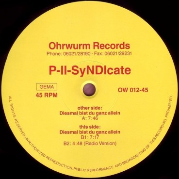 P II Syndicate – Diesmal Bist Du Ganz Allein P II Syndicate – Diesmal Bist Du Ganz Allein
