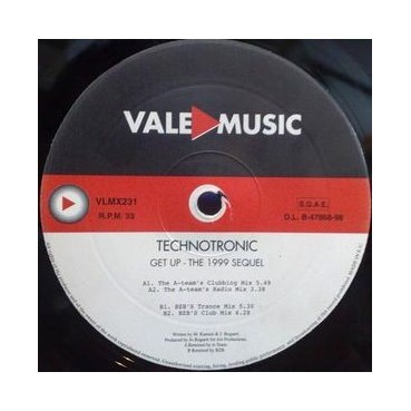 Technotronic ‎– Get Up (The 1999 Sequel) 