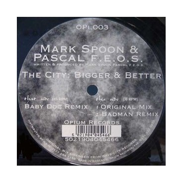 Mark Spoon & Pascal F.E.O.S. ‎– The City 