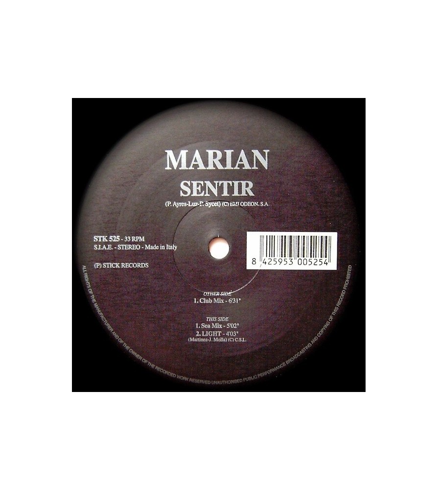 Marian ‎– Sentir 