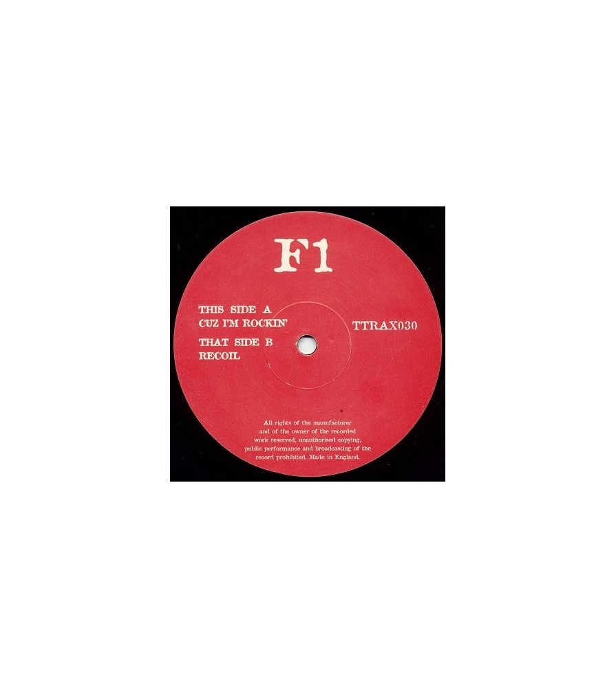 F1 ‎– Cuz I'm Rockin / Recoil