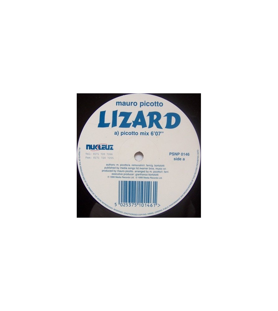 Mauro Picotto ‎– Lizard 