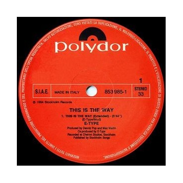 E-Type ‎– This Is The Way (IMPORTACIÓN)