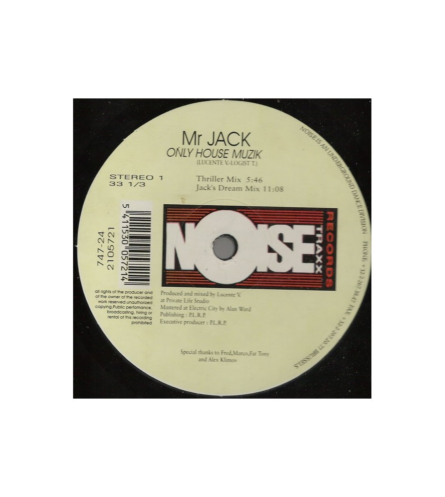 Mr Jack ‎– Only House Muzik (Remixes) 