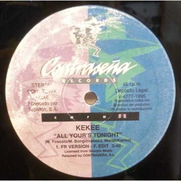 Kekee - All Yours Tonight (CONTRASEÑA RECORDS)
