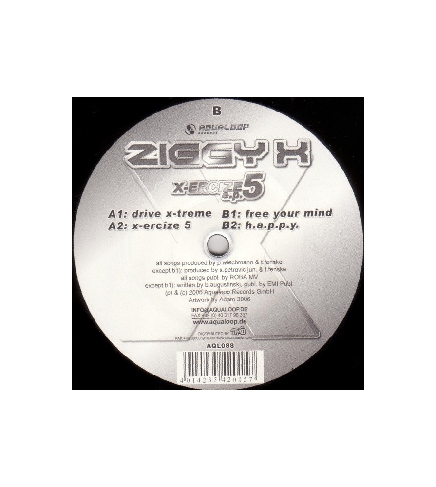 Ziggy X - X-Ercize 5 E.P.(EO CON 4 BUENAS MELODIAS)