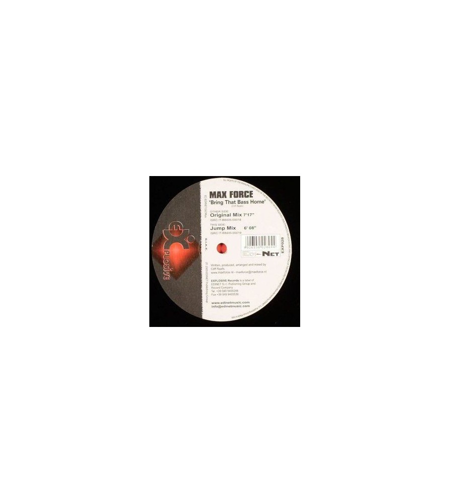 Max Force ‎– Bring That Bass Home 