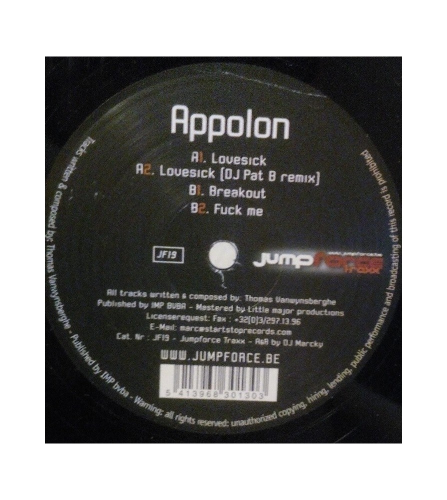 Appolon ‎– Lovesick 