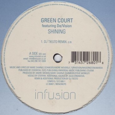 Green Court Featuring De Vision ‎– Shining 