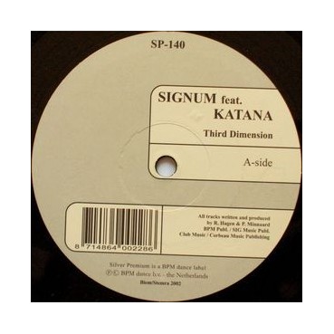 Signum Feat. Katana ‎– Third Dimension