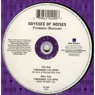 Odyssee Of Noises ‎– Firedance