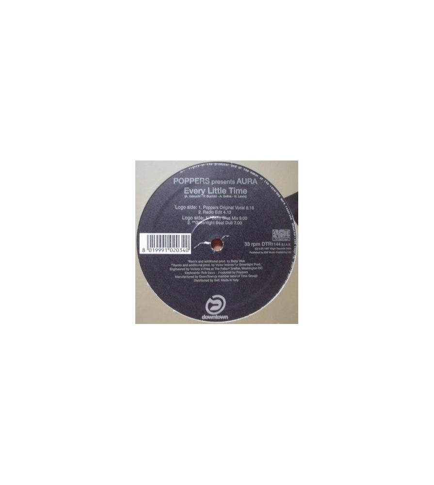 Poppers Presents Aurra - Every Little Time (BYTE RECORDS)