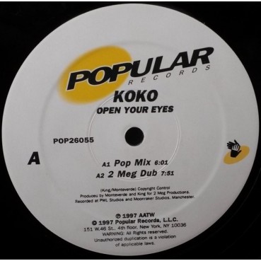 Koko ‎– Open Your Eyes (Popular records)