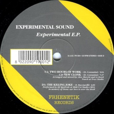 Experimental Sound ‎– Experimental EP