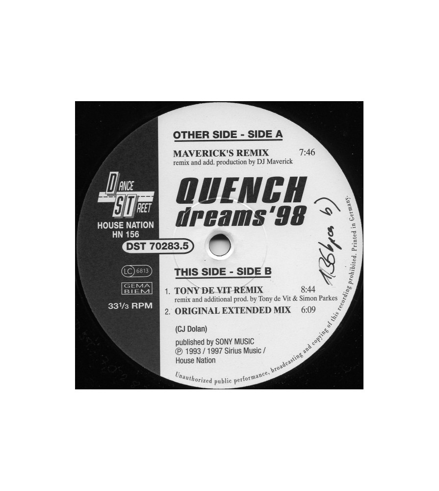  Quench ‎– Dreams '98 